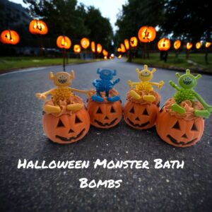 Pumpkin Bath Bomb (Pumpkin Cauldron)