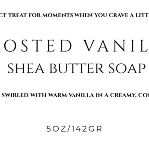 Frosted Vanilla Shea Butter Soap