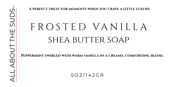 Frosted Vanilla Shea Butter Soap