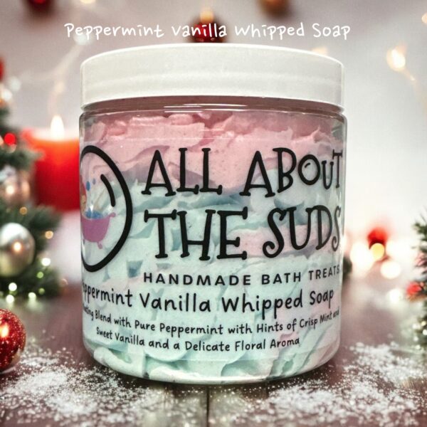 Peppermint Vanilla Whipped Soap