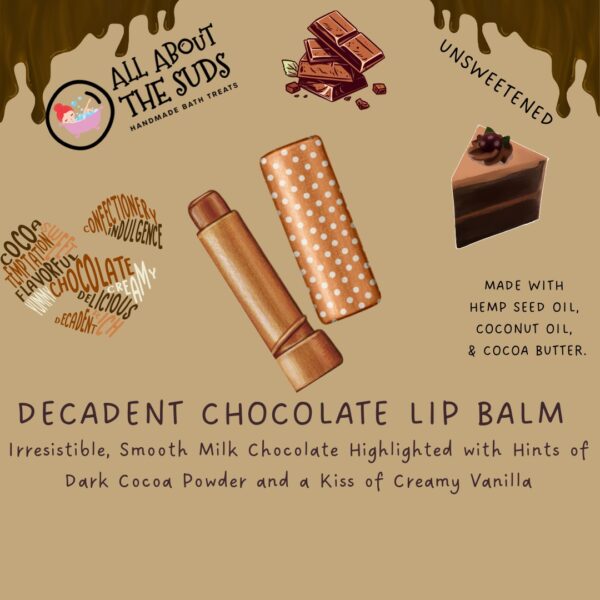 Decadent Chocolate Lip Balm - Image 3