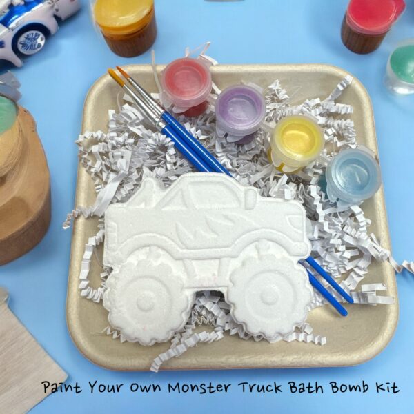 Monster Truck Paint Your Own Bath Bomb Kit.