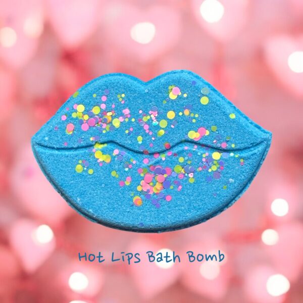 Hot Lips Bath Bomb (Blue)