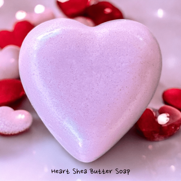 Light Pink Heart Shea Butter Soap