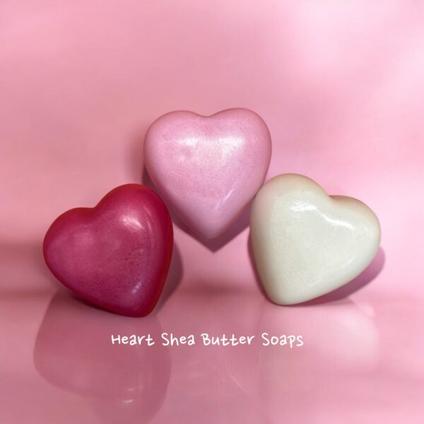 White Heart Shea Butter Soap.  - Image 3