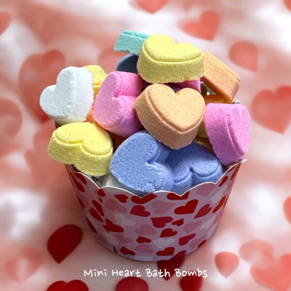 Mini Heart Bath Bomb Set