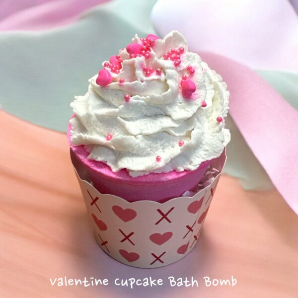 Valentine Cupcake Bath Bomb   