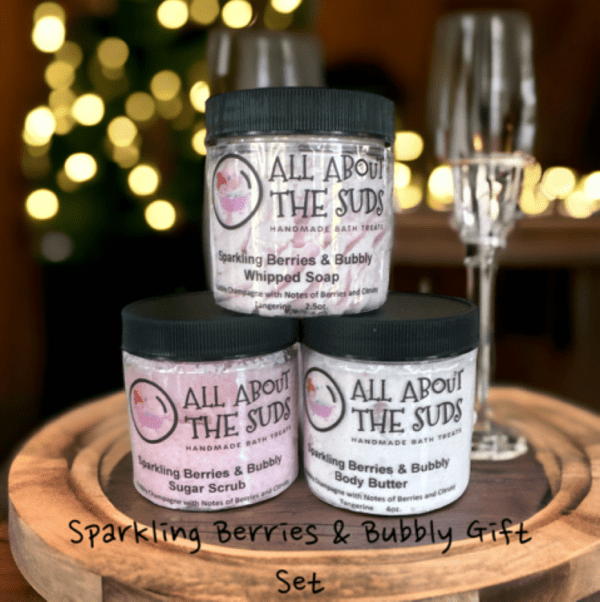 Sparkling Berries & Bubbly 3-Piece Gift Set