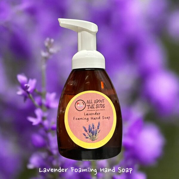 Lavender Foaming Hand Soap. 