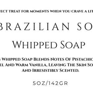 Brazilian SOL Whipped Soap