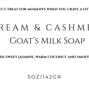Cream & Cashmere Goats Milk Soap