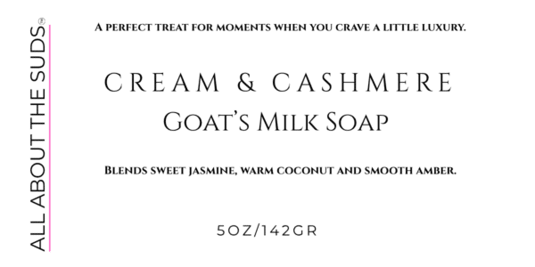 Cream & Cashmere Goats Milk Soap