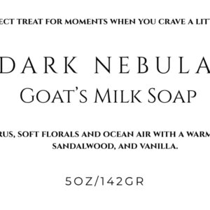 Dark Nebula Goat's Milk Soap