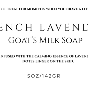 French Lavender Goat's Milk Soap