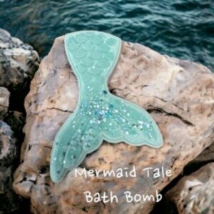Mermaid Tail Bath Bomb.