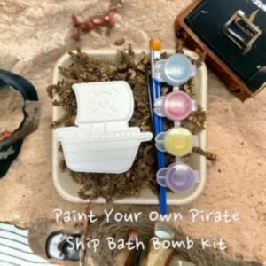 Pirate Ship Paint Your Own Bath Bomb Kit
