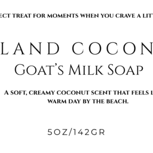 Island Coconut Goat's Milk Soap