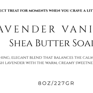 Lavender Vanilla Shea Butter Soap