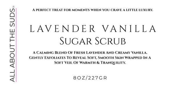 Lavender Vanilla Sugar Scrub