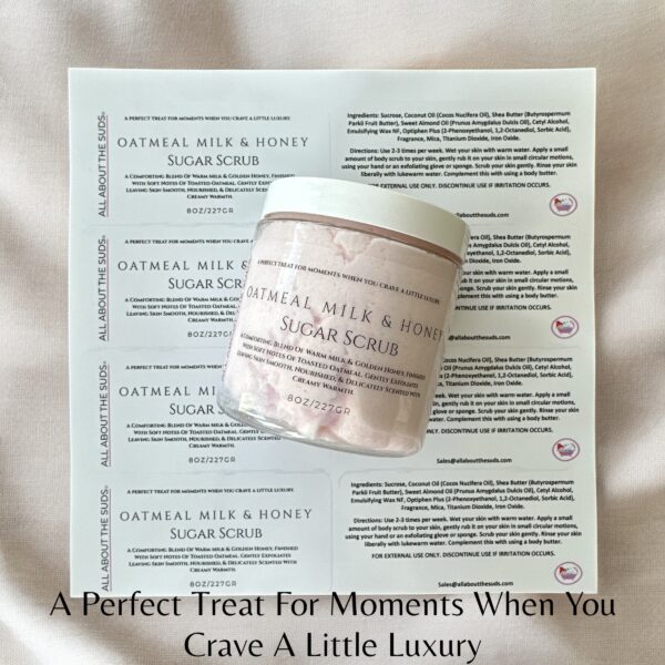 Oatmeal, Milk, & Honey Sugar Scrub - Image 2