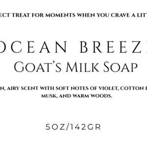 Ocean Breeze Goats Milk Soap.