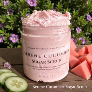Serene Cucumber Sugar Scrub 