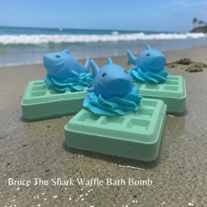 Bruce the Shark Waffle Bath Bomb