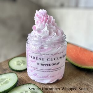 Serene Cucumber Whipped Soap  