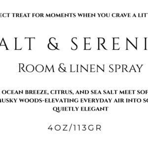 Salt & Serenity Room & Linen Spray.