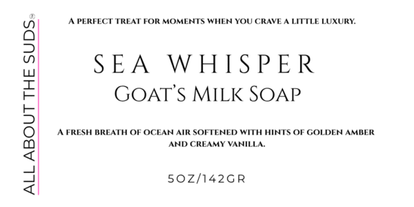 Sea Whisper Goats Milk Soap