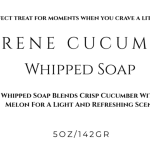 Serene Cucumber Whipped Soap  