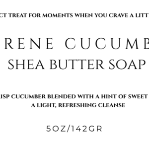 Serene Cucumber Shea Butter Soap