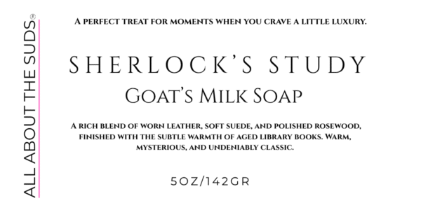 Sherlock’s Study Goat’s Milk Soap