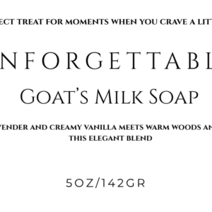 Unforgettable Goat’s Milk Soap