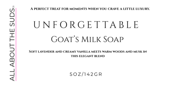 Unforgettable Goat’s Milk Soap