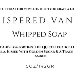 Whispered Vanilla Whipped Soap