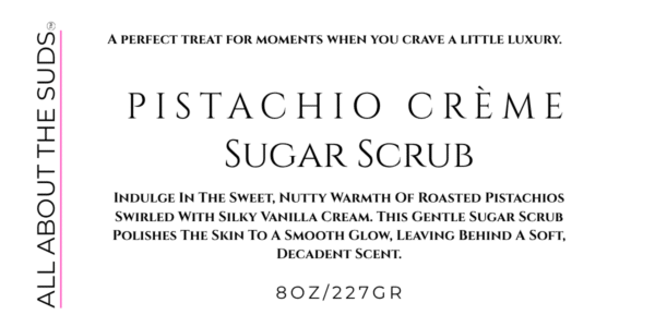 Pistachio Crème Sugar Scrub