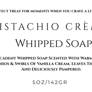 Pistachio Crème Whipped Soap
