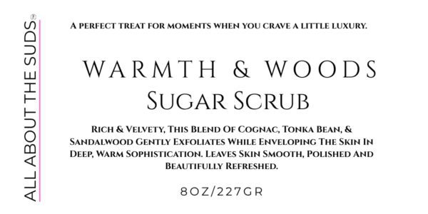 Warmth & Woods Sugar Scrub