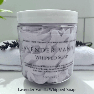 Lavender Vanilla Whipped Soap