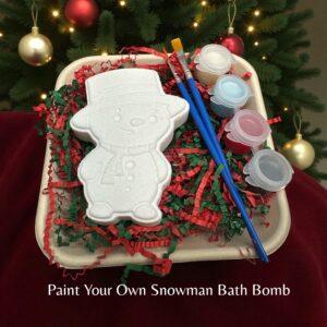 Paint Your Own Snowman Bath Bomb Kit