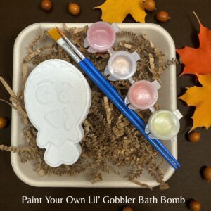 Paint Your Own Lil’ Gobbler Bath Bomb Kit