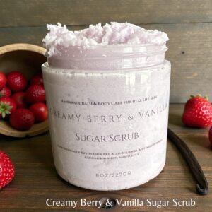 Creamy Berry & Vanilla Sugar Scrub