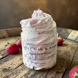 Sweet Oak & Berry Whipped Soap
