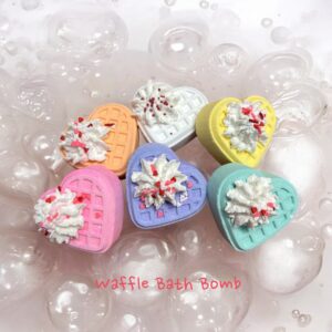 Waffle Heart Bath Bomb