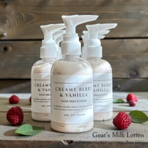 Creamy Berry & Vanilla Goat Milk Lotion