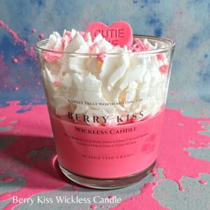Berry Kiss Wickless Candle