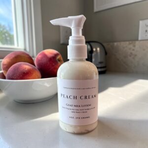 Peach Cream Goat Milk Lotion