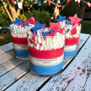 Star-Spangled Sweet Wickless Candle