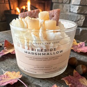 Fireside Marshmallow Wickless Candle